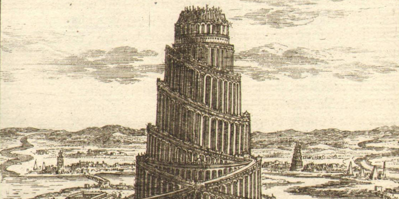 En kunstners fortolkning af Babelstårnet